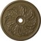 Ekena Millwork Sellek Ceiling Medallion (Fits Canopies up to 9"), Hand-Painted Mississippi Mud, 42 1/8"OD x 1 7/8"P CM42SKMMF - alternate 1